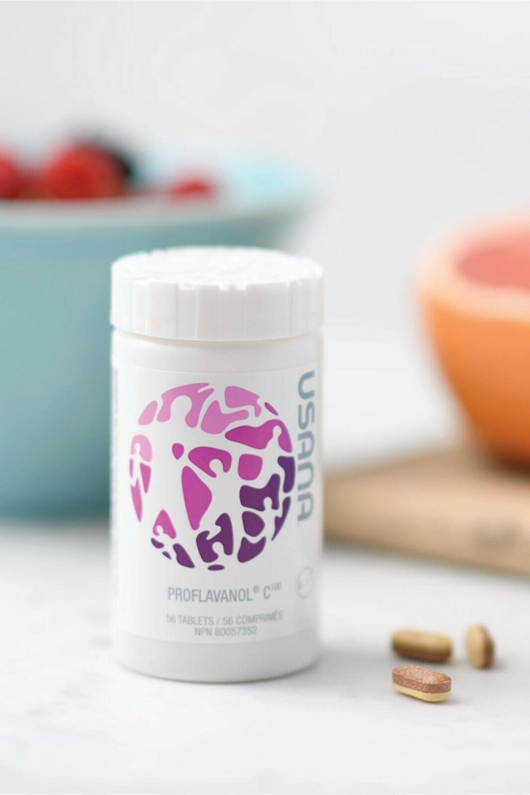 3 瓶 Usana Proflavanol C100(每瓶 56 片)全新密封,心脏健康