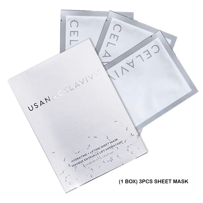 USANA Celavive 保湿提拉面膜 3 片装 平滑所有肤质 全新