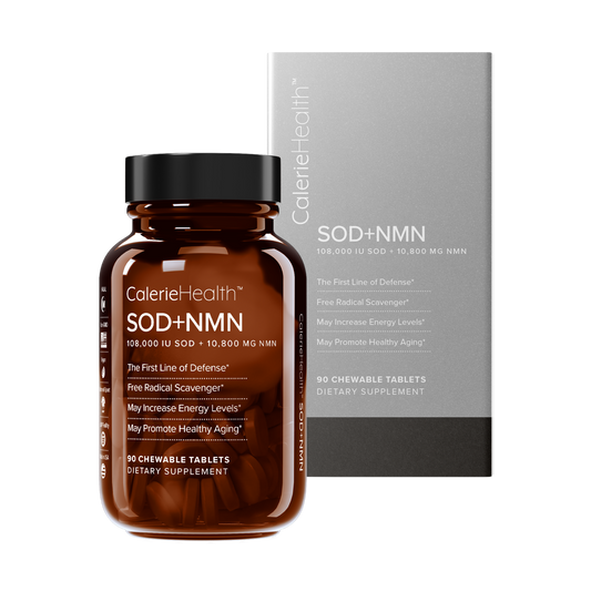 2 瓶 Calerie Health SOD+ NMN 神经保护 NAD+ 抗衰老 90 片全新