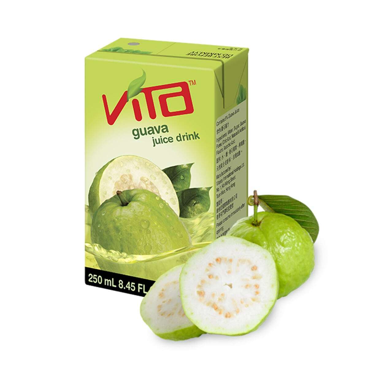 Vitasoy Guava Juice Refreshing Drink No Preservatives Sweet Healthy 6x250mL NEW