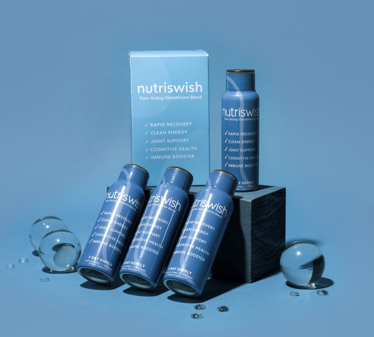 Neumi NutriSwish 样品包 HydraStat Nano 无刺激剂 4 迷你瓶 全新