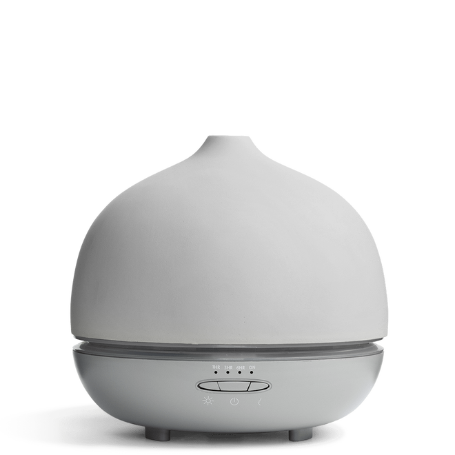 Saje Aroma Om Deluxe 石质扩散器 健康净化加湿器 自然灰色 全新