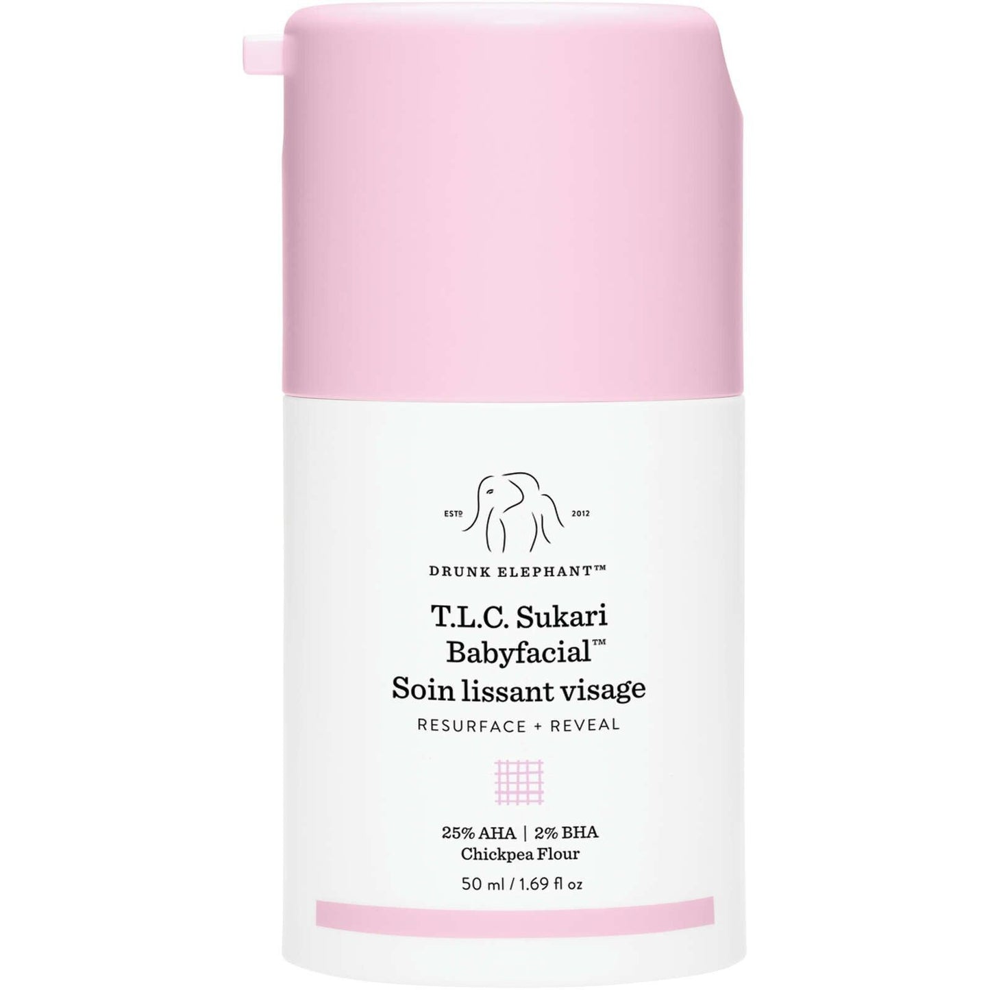 Drunk Elephant T.L.C. Sukari Babyfacial AHA BHA Greater Clarity Youth 50ml NEW