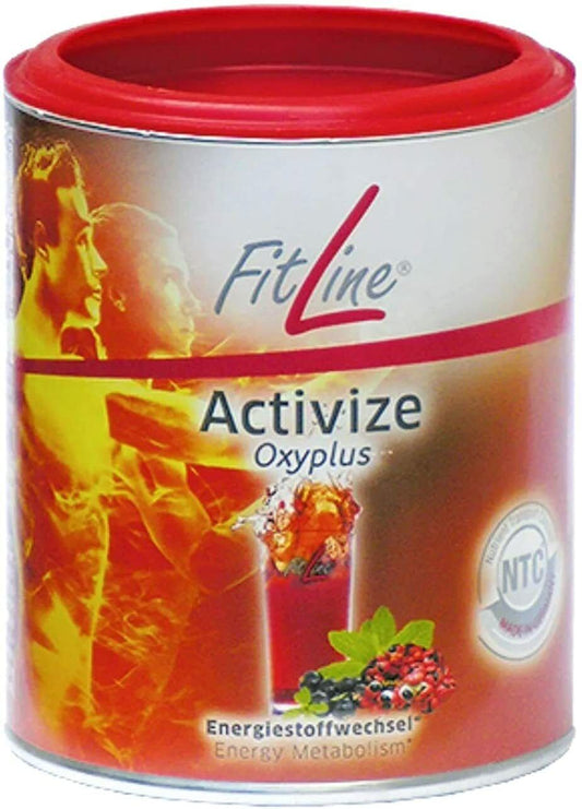 2 罐 PM FitLine Activize Oxyplus 能量增强剂维生素 B、C 活力 6.2 盎司全新