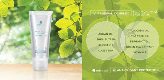 NHT Global Botanical Hand Protector Nourish Exotic Oil Shea Butter Aloe Vera NEW
