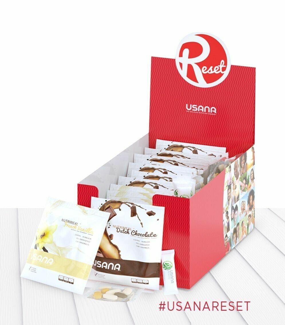 USANA 5 Day Reset Kit Weight Loss Protein Meal Replacement Probiotic Healthpak