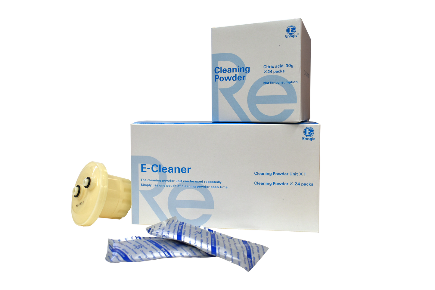 Enagic Kangen Leveluk E-Cleaner Kit (Only for MW-7000HG) Powder 24 Cleanings NEW