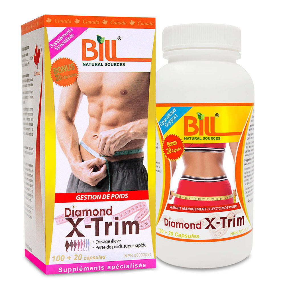 Bill Natural Sources Diamond X-Trim 减肥儿茶素 160 毫克 120 粒胶囊 全新
