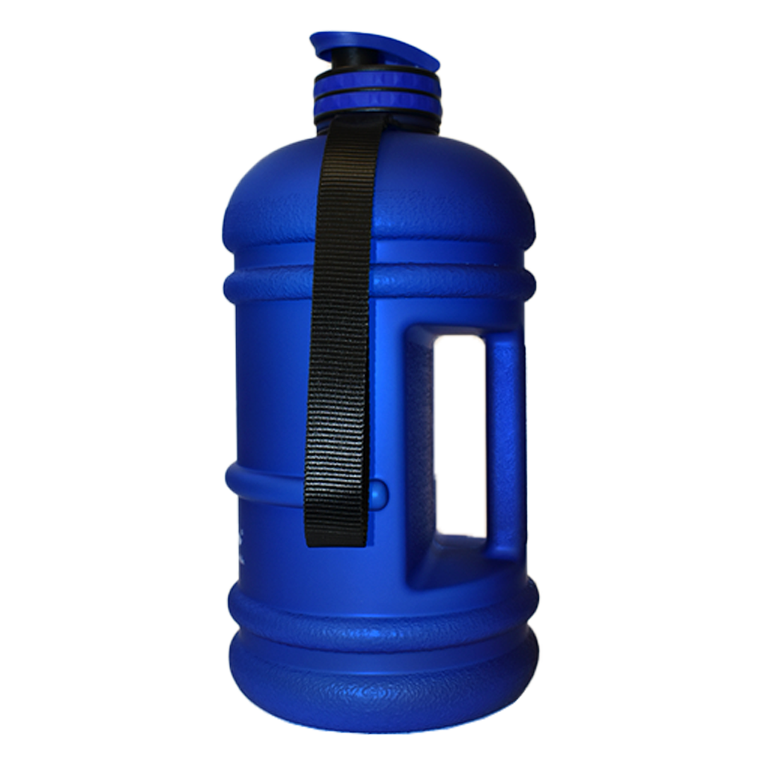 Enagic Kangen Leveluk Sports Water Bottle Half Gallon Silk Screened Blue NEW