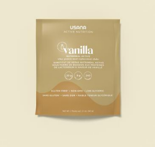 USANA Nutrimeal Active 香草乳清蛋白粉 14 份单份包装 全新
