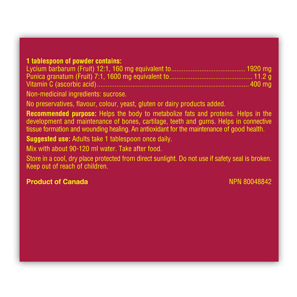 Bill Natural Sources Pomegranate Drink Mix Powder Metabolize Fats 300g NEW