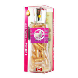 Bill Natural Sources Facial Oil Placenta Protein w/ Vit E SPF 15 90 Caps NEW