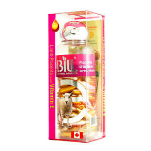 Bill Natural Sources Lamb Placenta Facial Moisturizer w/ Vit E 100 Gelcaps NEW