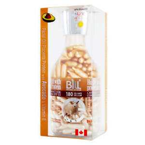 Bill Natural Sources 面部精油胎盘蛋白加牛油果维生素 E 180 粒新品