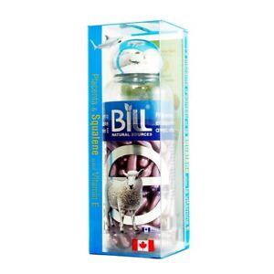Bill Natural Sources Lamb Placenta Facial Moisturizer Squalene 100 Caps NEW