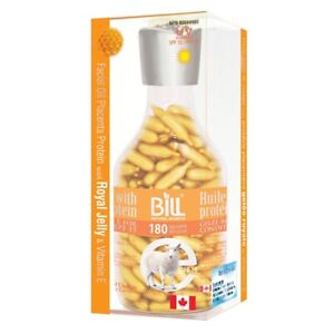 Bill Natural Sources Facial Oil Placenta Protein Jelly Vitamin E 180 Caps NEW