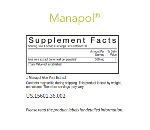 Mannatech Manapol Immune Support Formula 15g Canister Powder Prebiotic Aloe NEW
