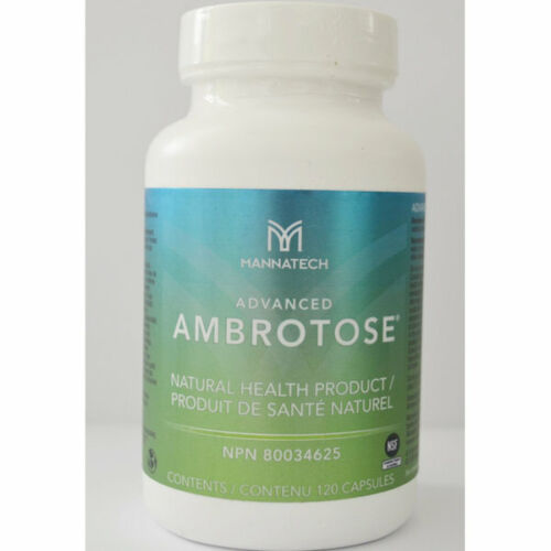 Mannatech Advanced Ambrotose 120 粒胶囊 更好的细胞健康增强剂 全新