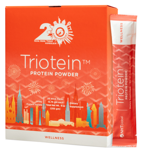 NHT Global Triotein 蛋白粉棒装(20 支)乳清抗氧化剂新品
