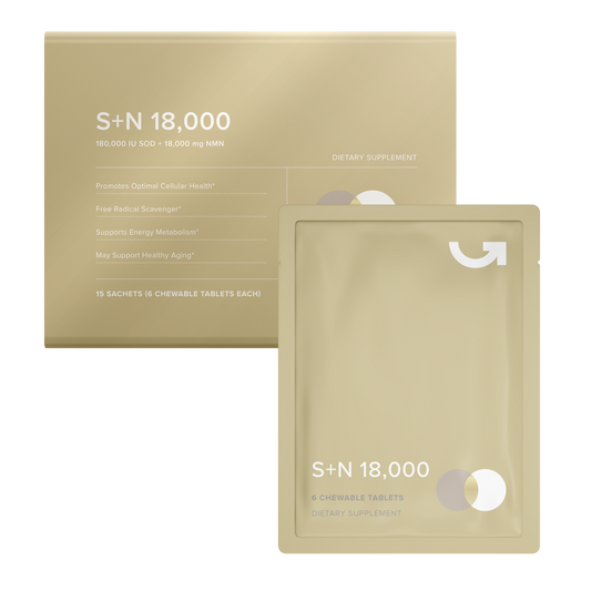Calerie S+N 18000 Promotes Optimal Cellular Health IU SOD 15 Sachets NEW