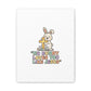 No Bunny Loves You Like Jesus Canvas | Easter Christian, Pastel Retro