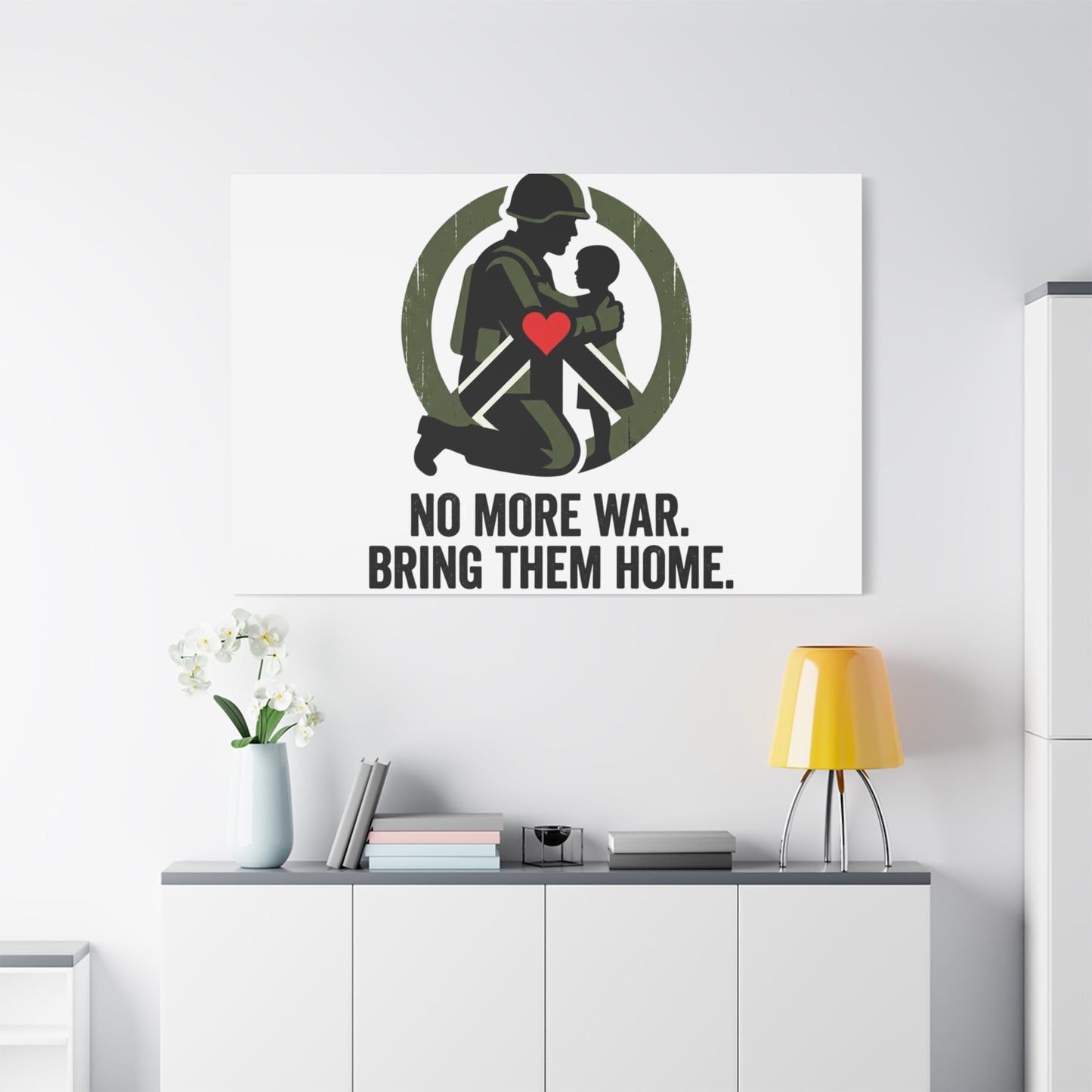 No More War Bring Them Home Canvas | Anti-War, Peace Protest