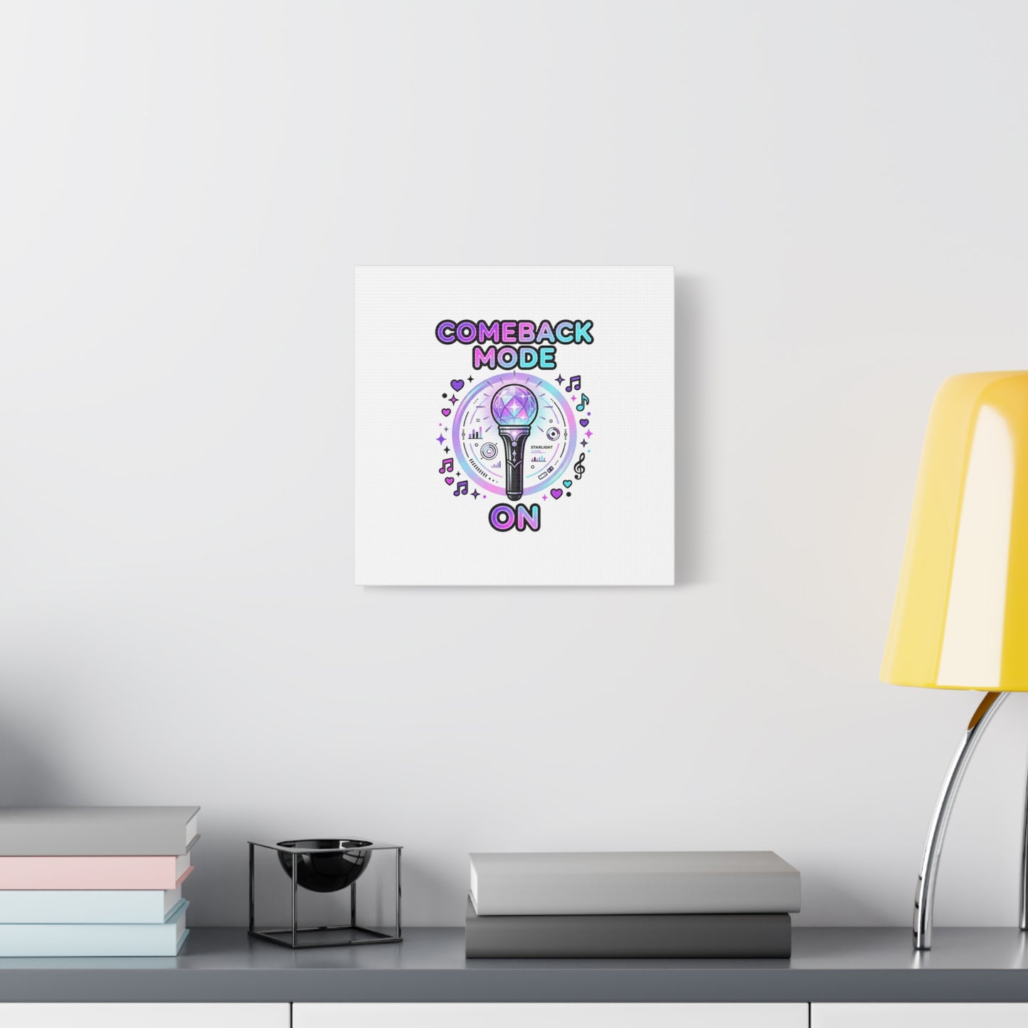 Comeback Mode On Canvas, K-pop Fan Art | Lightstick, Purple Era