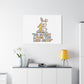 No Bunny Loves You Like Jesus Canvas | Easter Christian, Pastel Retro