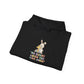 Resurrection Bunny Illustration Hoodie | Easter Christian, Pastel Retro Church Humor