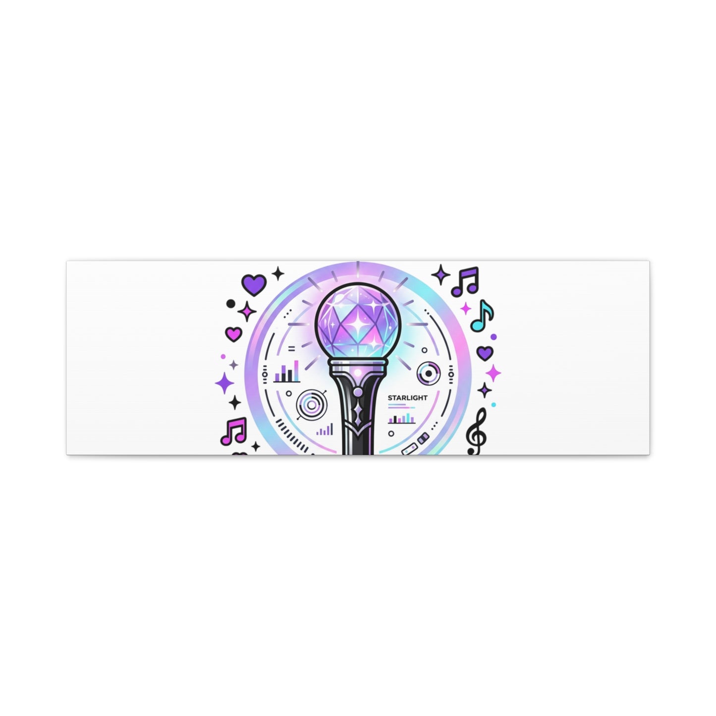Comeback Mode On Canvas, K-pop Fan Art | Lightstick, Purple Era