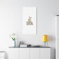 No Bunny Loves You Like Jesus Canvas | Easter Christian, Pastel Retro
