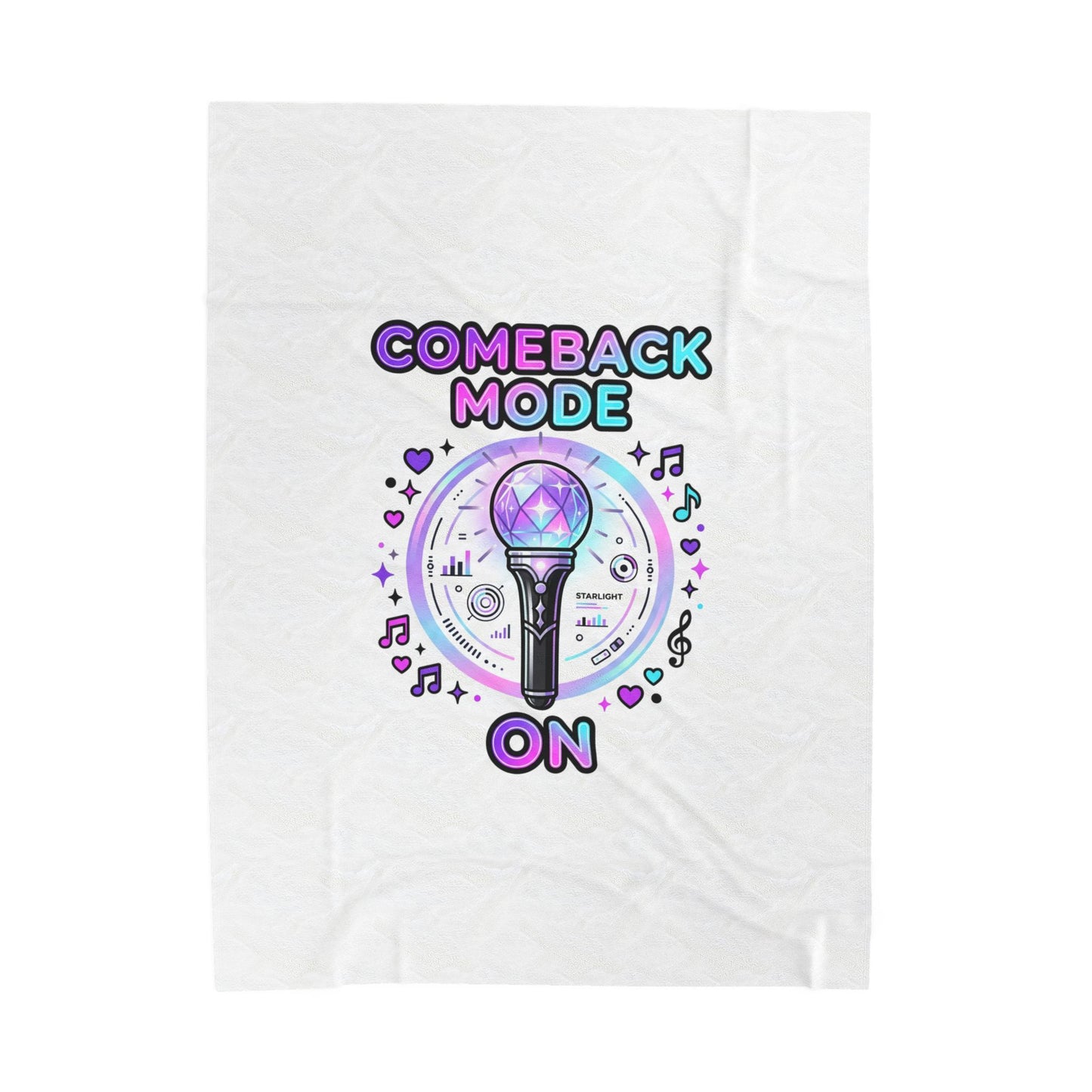 Comeback Mode Lightstick Blanket | K-pop comeback, stan purple era