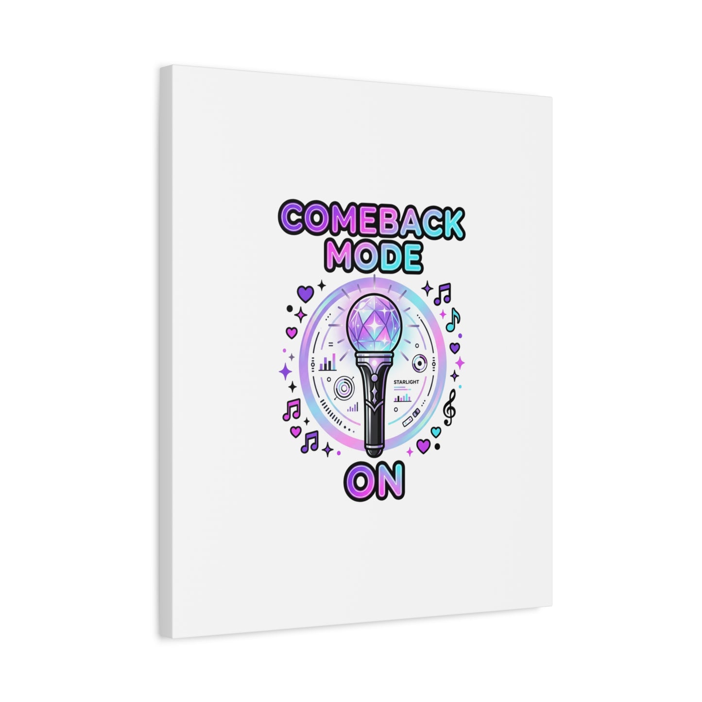 Comeback Mode On Canvas, K-pop Fan Art | Lightstick, Purple Era