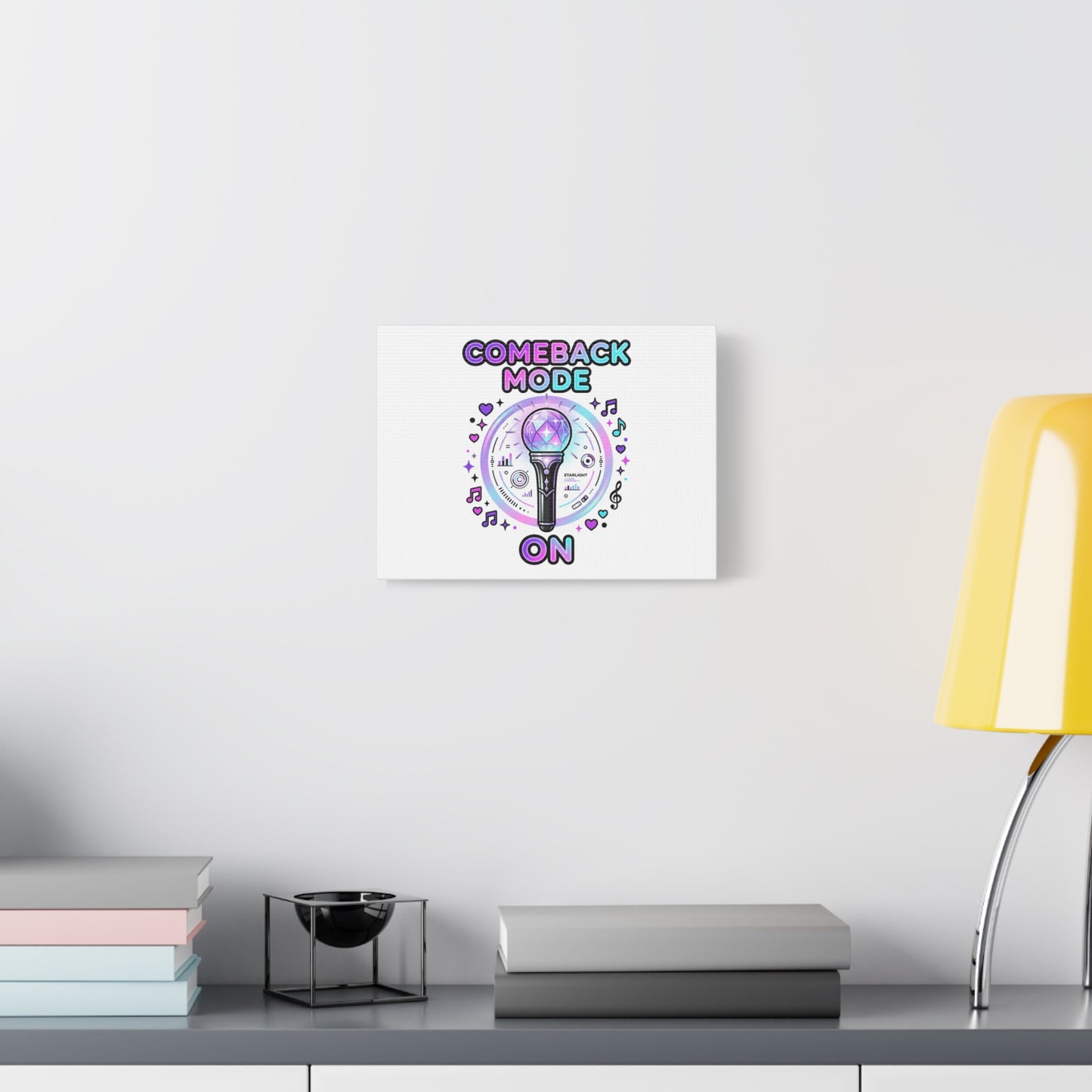 Comeback Mode On Canvas, K-pop Fan Art | Lightstick, Purple Era