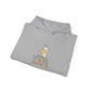 Resurrection Bunny Illustration Hoodie | Easter Christian, Pastel Retro Church Humor