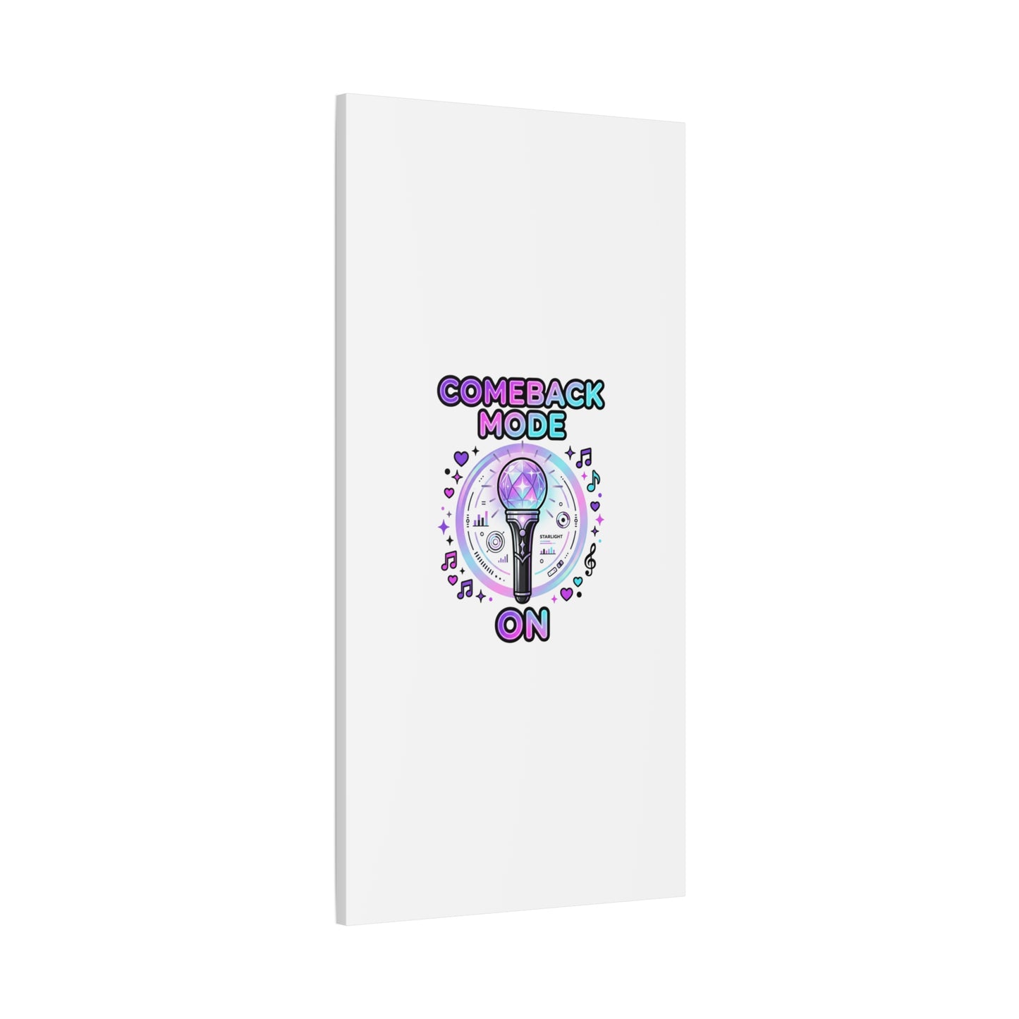 Comeback Mode On Canvas, K-pop Fan Art | Lightstick, Purple Era