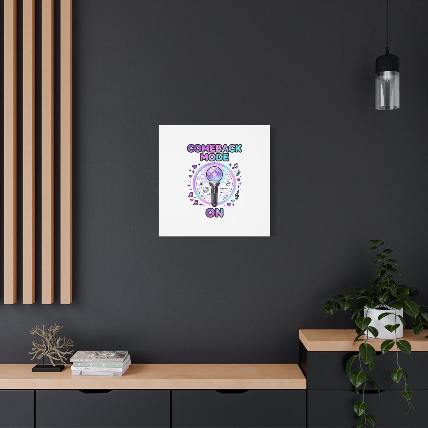 Comeback Mode On Canvas, K-pop Fan Art | Lightstick, Purple Era