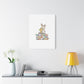 No Bunny Loves You Like Jesus Canvas | Easter Christian, Pastel Retro