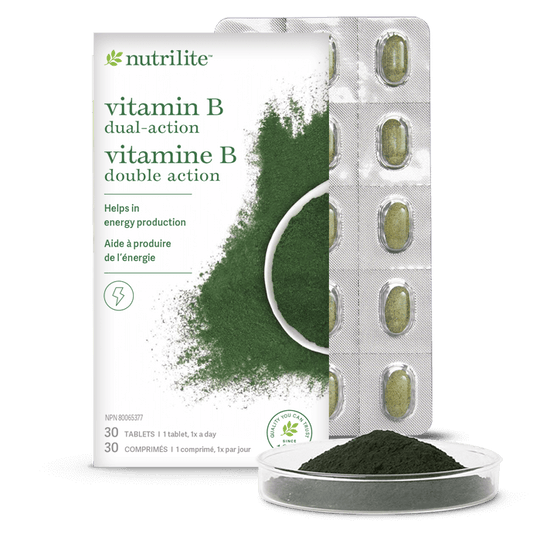 Amway Nutrilite™ Vitamin B Dual Action – 30 Tablets NEW
