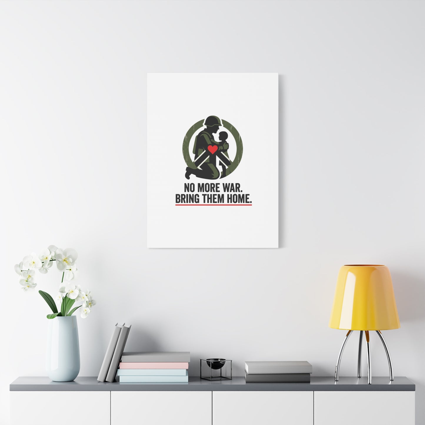 No More War Bring Them Home Canvas | Anti-War, Peace Protest