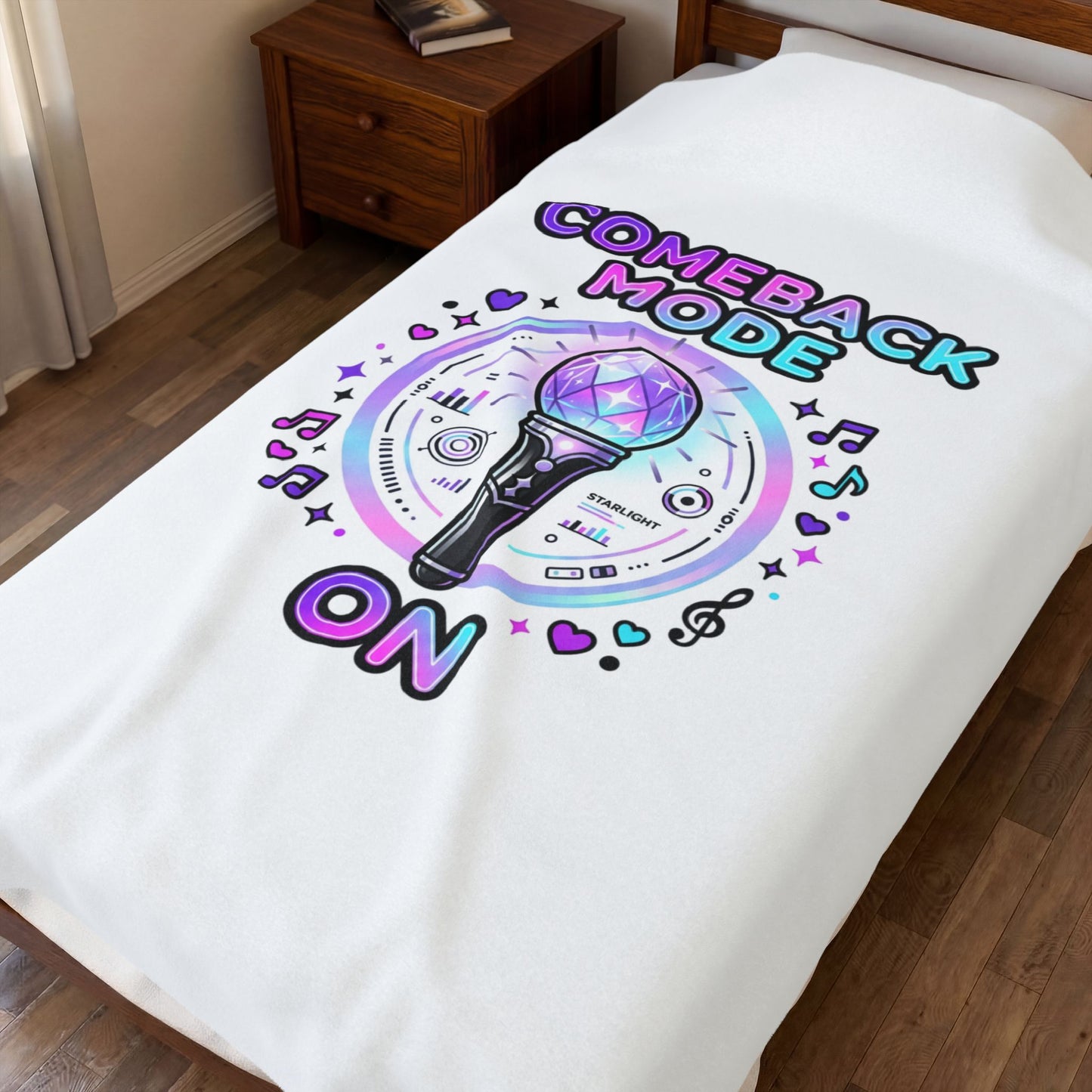 Comeback Mode Lightstick Blanket | K-pop comeback, stan purple era