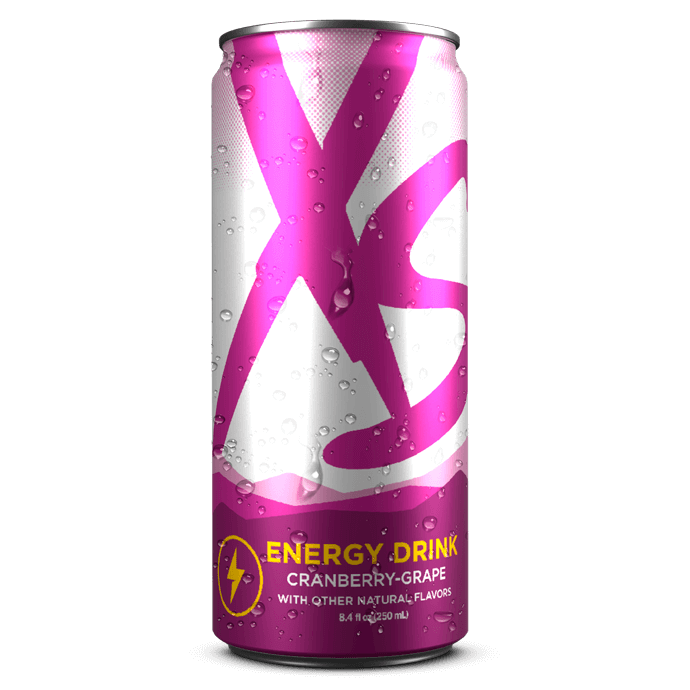Amway XS™ Energy Drink - Cranberry-Grape 12 Cans NEW