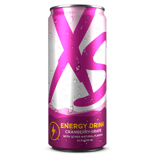 Amway XS™ Energy Drink - Cranberry-Grape 12 Cans NEW