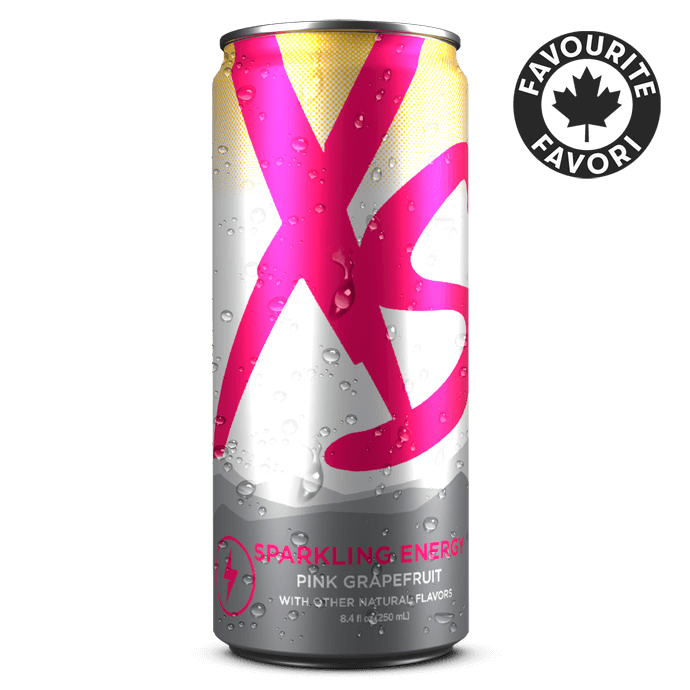 Amway XS™ Sparkling Energy - Pink Grapefruit 12 Cans NEW