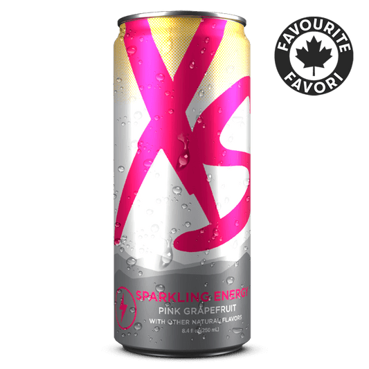 Amway XS™ Sparkling Energy - Pink Grapefruit 12 Cans NEW