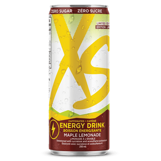 Amway XS™ Energy Drink – Maple Lemonade* 12 Cans NEW