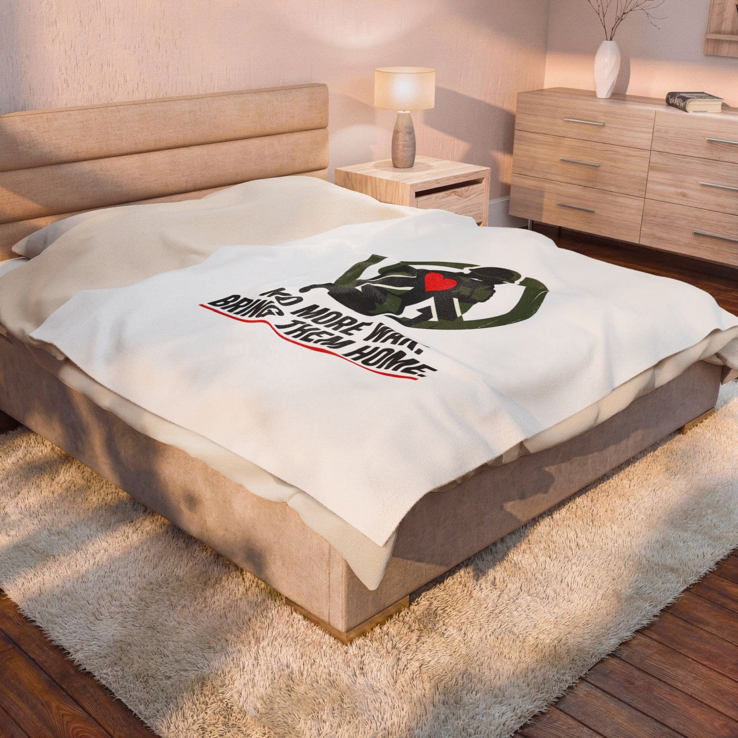 No More War, Bring Them Home Blanket | anti-war, peace