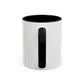 Skincare Vitamins Serum Illustration Mug | Accent Coffee Mug