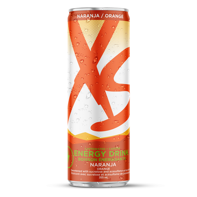 Amway XS™ Energy Drink 12 oz – Naranja 12 Cans NEW