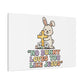 No Bunny Loves You Like Jesus Canvas | Easter Christian, Pastel Retro